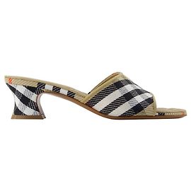 Sandali Lf Sloane Check 45 - Burberry - Sintetico - Multicolore Multicolore