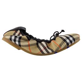 Bailarinas Check Lf Fawn 05 - Burberry - Sintético - Multicolor Multicolor