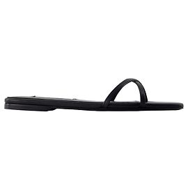 Totême Crossover Sandals - TOTEME - Leather - Black Black