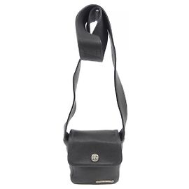 Bolsa de couro Chrome Hearts Preto