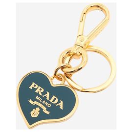 Prada Portachiavi a cuore blu Blu