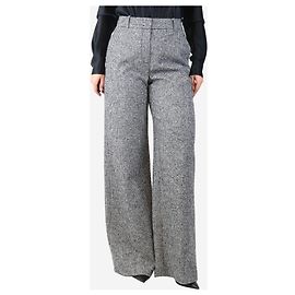 Ermanno Scervino Black and white houndstooth trousers - size UK 10 Black