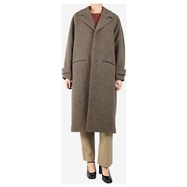 Soeur Brown Brighton wool coat - size UK 10 Brown