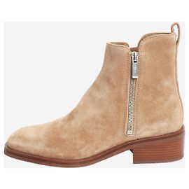 3.1 Phillip Lim Neutral suede ankle boots - size EU 37 (UK 4) Other