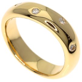 Céline Celine Diamond and Ruby Ring in 18K Yellow Gold Other