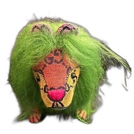Peluche Lion Gucci GG Vert Multicolore Multicolore