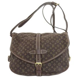 Sac à épaule Saumur M95227 de Louis Vuitton Marron