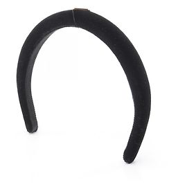Diadema Alice de terciopelo negro Prada Negro