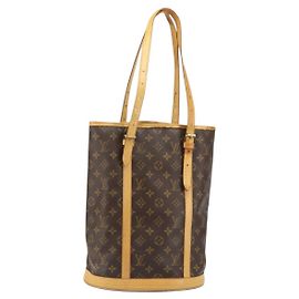 LOUIS VUITTON Bolsa de Ombro Monogram Bucket GM M42236 LV Auth 156566 Monograma