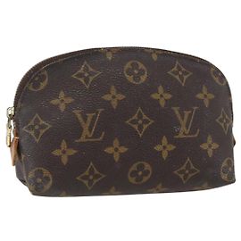LOUIS VUITTON Pochette Cosmetica Monogram PM Pouch M43998 LV Auth 159176 Monogramma