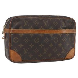 LOUIS VUITTON Clutch Compiegne 28 M51845 Auth LV ka817 Monogramm