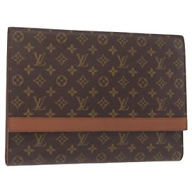 LOUIS VUITTON Monogram Porta Envelope Clutch Bag M51801 LV Auth BA8759 Monograma