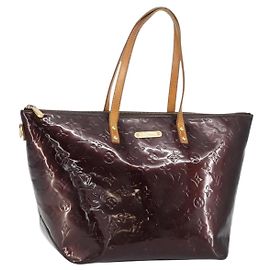 LOUIS VUITTON Sac Tote Bellevue GM Monogram Vernis Amarante M93589 Auth BA8883 Bordeaux