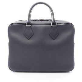 Hermès Hermes Plume Strap Business Bag Navy blue