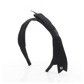 Chanel Black Alice Band Black