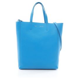 Céline Celine Vertical Small Cabas Tote Bag Blue