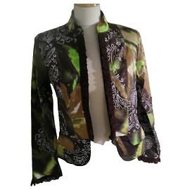 Autre Marque Paul Brial Cotton Jacket with Mao Collar Size 36 Multiple colors