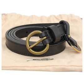 Cintura sottile da donna Miu Miu Nero
