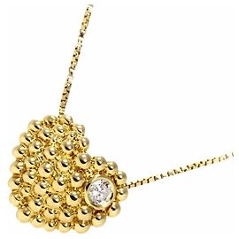 Collar en forma de corazón con diamante de 0,12 ct Yves Saint Laurent Otro