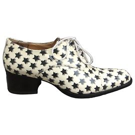 Free Lance Derbies White Patent Leather White