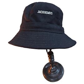 Cappello BOB Jacquemus nero in cotone Nero