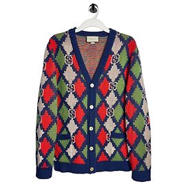 Gucci Rhombus Wool Cardigan Multiple colors