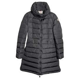Moncler Flamme Down Puffer Coat Grey