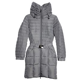Moncler Fraxinelle Puffer Coat Silvery