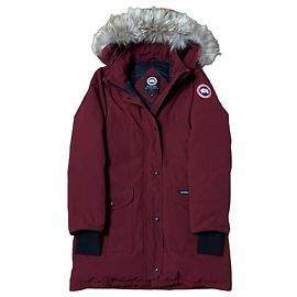 Parka Trillium da donna Canada Goose Borgogna Marrone Rosso Bordò