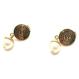 Orecchini pendenti in perla finta GPx Coco Mark di CHANEL 97P Altro