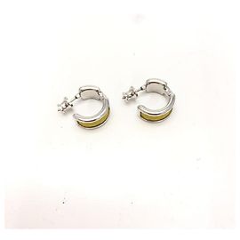 Pendientes de aro de plata Olympe PM de Hermès Plata