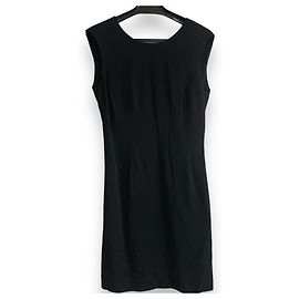 Versace Silk Blend Dress Black