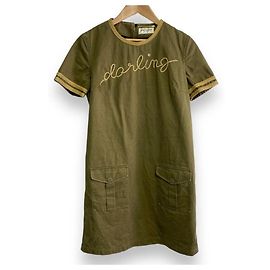 Yves Saint Laurent Besticktes Kleid von Saint Laurent Andere Grün