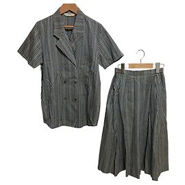 Set 2 vie a quadri vintage Burberry Marrone Altro