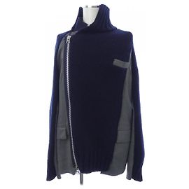 Giacca Sacai Marrone Blu Blu navy