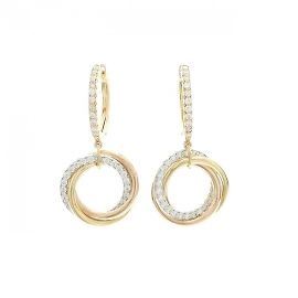 Orecchini Trinity di Cartier D'oro