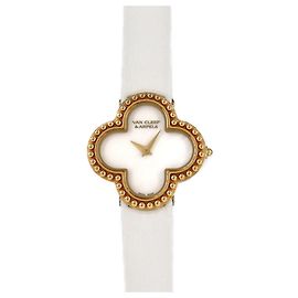 Montre en quartz Alhambra en or jaune Van Cleef & Arpels Autre