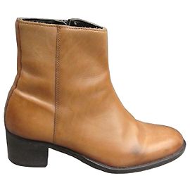 Autre Marque Botas HE Diffusion em couro castanho claro Castanho claro