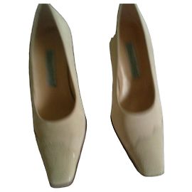 Autre Marque Escarpins Moda Di Fausto Vert Clair Effet Lézard 36 Vert clair