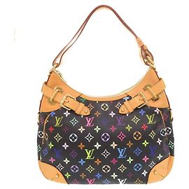 Louis Vuitton Greta Monogram Multicolore Shoulder Bag Black Multiple colors