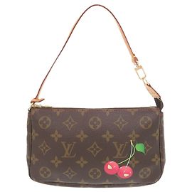 Pochette Monogram Cerise Louis Vuitton x Takashi Murakami Marron Monogramme