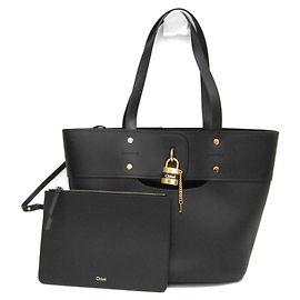Chloé Mylo Women's Leather Tote Bag Black