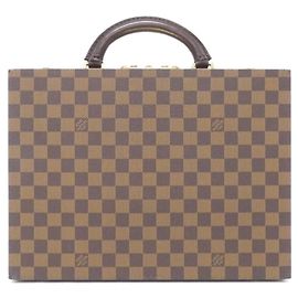 Estuche de joyas Damier Louis Vuitton Damier ebene