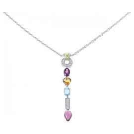 Bulgari Collier Bvlgari Allegra en Or Blanc Doré