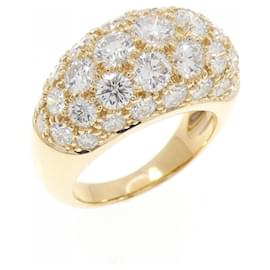 Van Cleef & Arpels Diamond Band Ring Golden