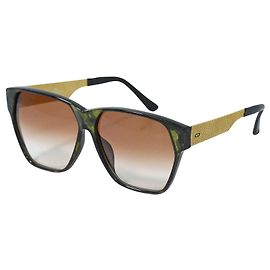 Gafas de sol de plástico Christian Dior Logo CD Caqui
