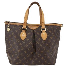 Louis Vuitton Palermo Handtasche aus Monogramm-Canvas PM Braun