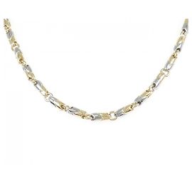 Bulgari Bvlgari Passo Doppio Halskette Silber Golden