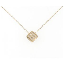 Autre Marque Collier en diamant Au750 Doré