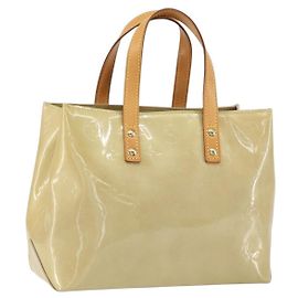 Bolsa Reade Monogram Vernis PM da Louis Vuitton Bege